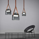 Gray Cup Glass Industrial Pendant Light - Clowas